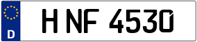 Truck License Plate